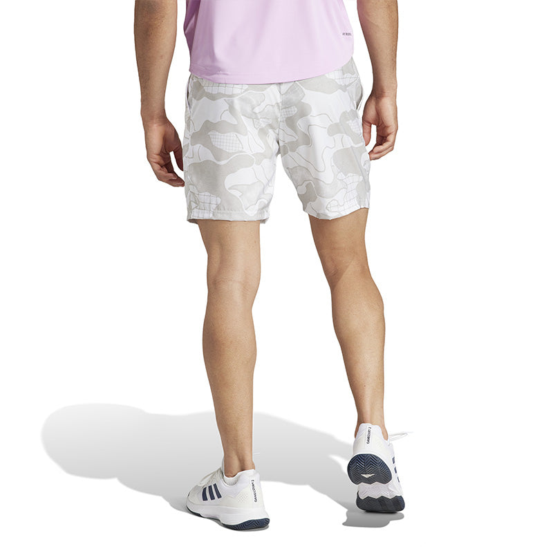 Adidas Club Graphic 7" Short (M) (White)