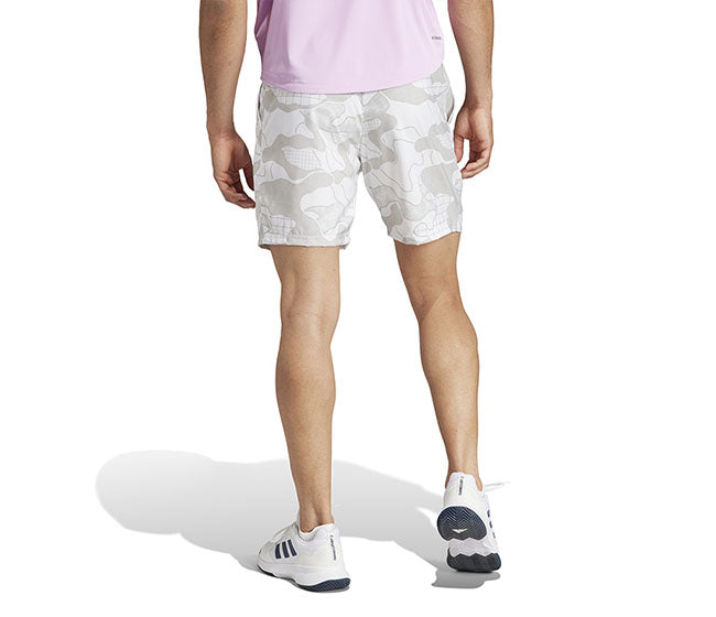 Adidas Club Graphic 7" Short (M) (White)