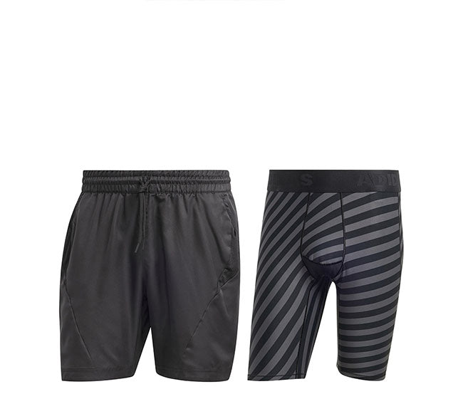 Adidas 2-In-1 Pro Short (M) (Black)