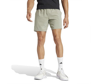 Adidas Club Stretch Woven 7" Short (M) (Silver Pebble)