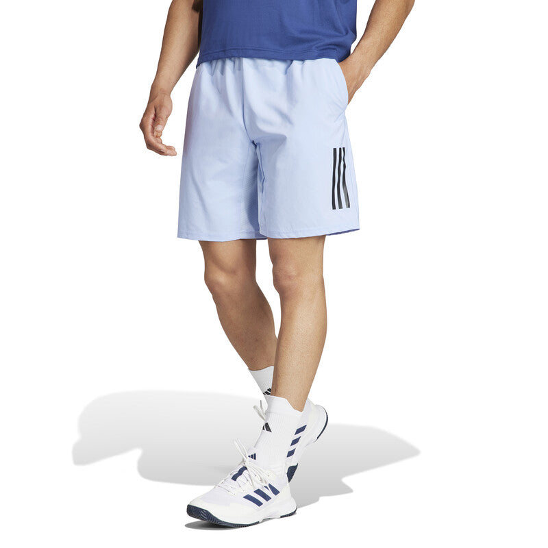 Adidas Club 3 Stripe 7" Short (M) (Blue Dawn)