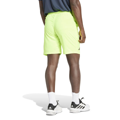 Adidas Club 3 Stripe 7" Short (M) (Lucid Lemon)