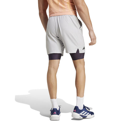 Adidas Short & Tight Set (M) (Light Grey)