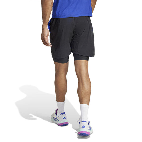 Adidas Short & Tight Set (M) (Lucid Blue/Black)