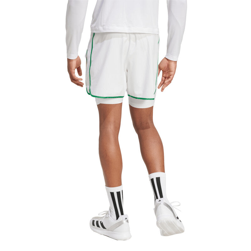Adidas 5" Short & Tight Set (M) (White)