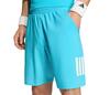 Adidas Club 3 Stripes 7" Short (M) (Signal Cyan)