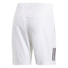 Adidas Club 3 Stripe Short (M) (White)