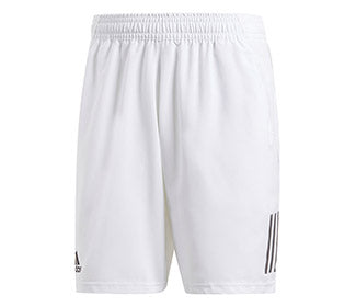 Adidas Club 3 Stripe Short (M) (White)