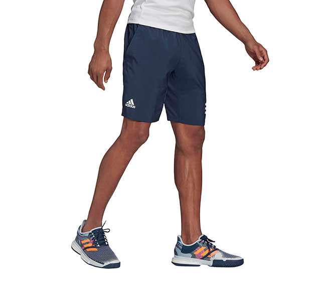 Adidas Club 3 Stripe Short 9" (M) (Navy)