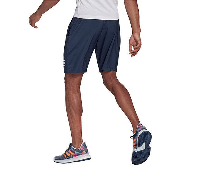 Adidas Club 3 Stripe Short 9" (M) (Navy)