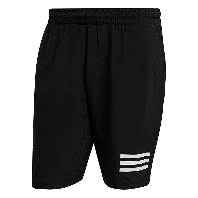 Adidas Club 3 Stripe Short 9" (M) (Black)