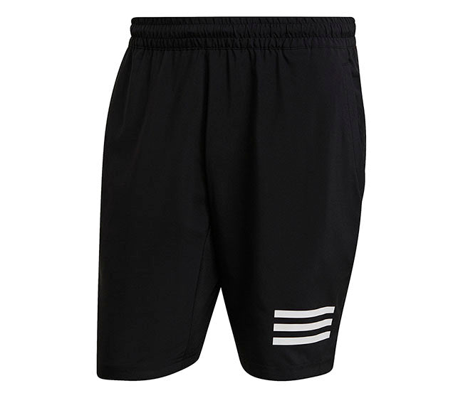 Adidas Club 3 Stripe Short 9" (M) (Black)