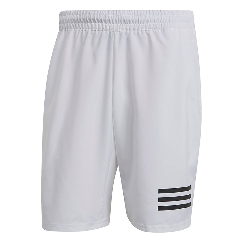 Adidas Club 3 Stripe Short 9" (M) (White)