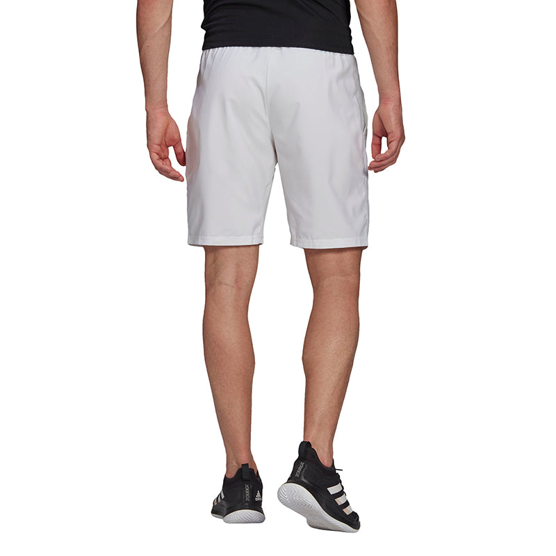 Adidas Club 3 Stripe Short 9" (M) (White)