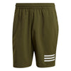 Adidas Club 3 Stripe Short 9" (M) (Olive)