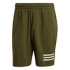 Adidas Club 3 Stripe Short 9" (M) (Olive)