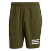 Adidas Club 3 Stripe Short 9" (M) (Olive)