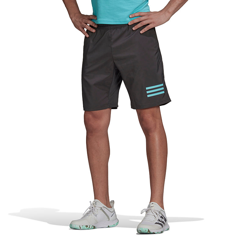 Adidas Club 3 Stripe Short 9" (M) (Dark Grey)