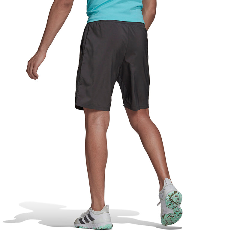 Adidas Club 3 Stripe Short 9" (M) (Dark Grey)