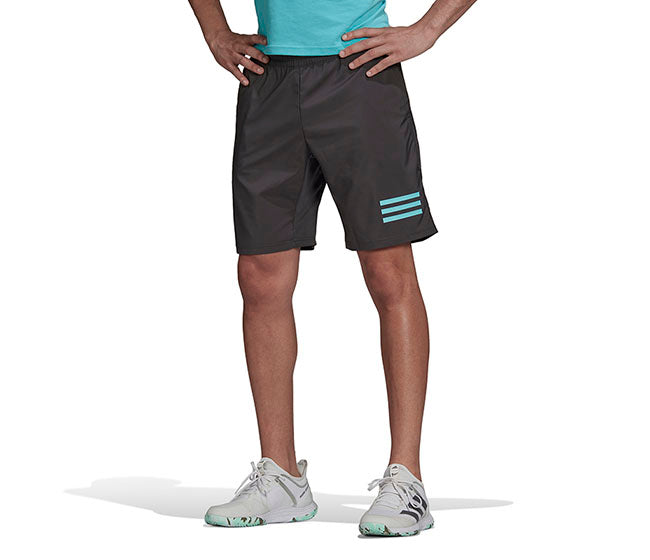 Adidas Club 3 Stripe Short 9" (M) (Dark Grey)
