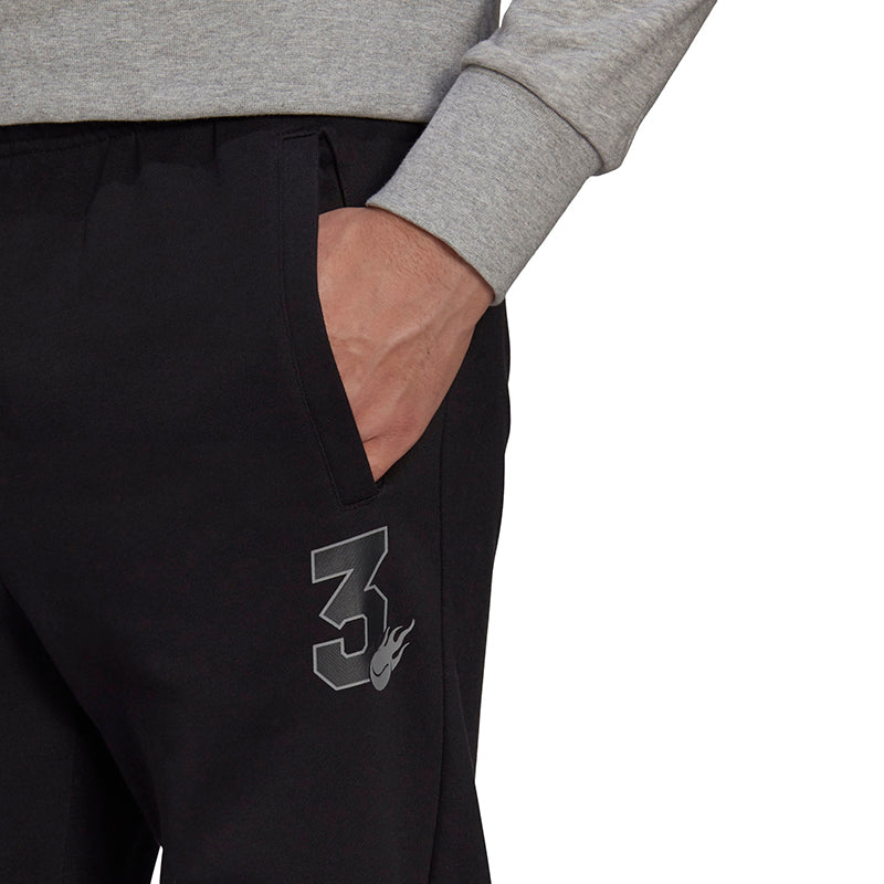 Adidas Tennis Graphic Pant (M) (Black)