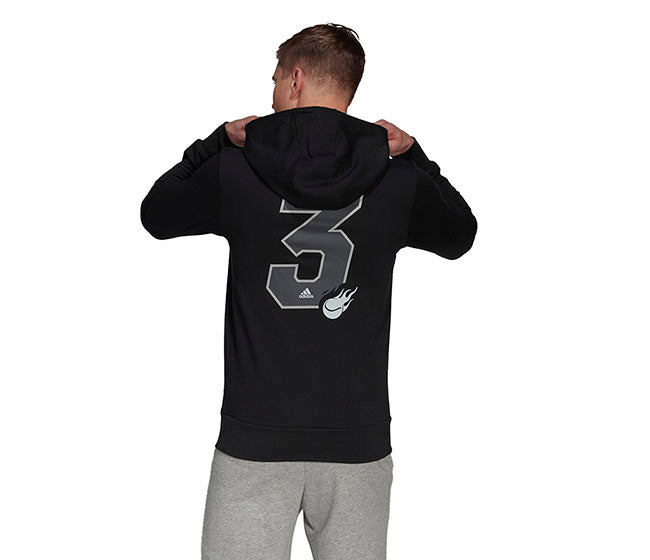Adidas Tennis Graphic Hoodie (M) (Black)