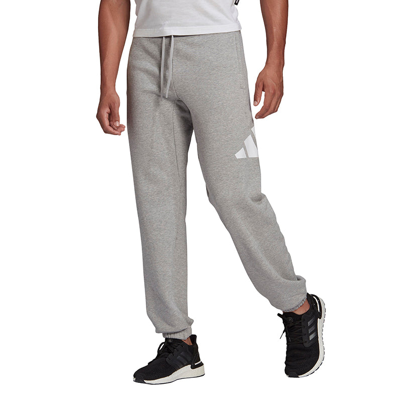 Adidas 3 Bar Icon French Terry Pant (M) (Grey)