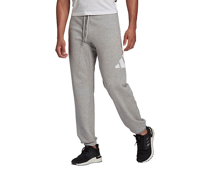 Adidas 3 Bar Icon French Terry Pant (M) (Grey)