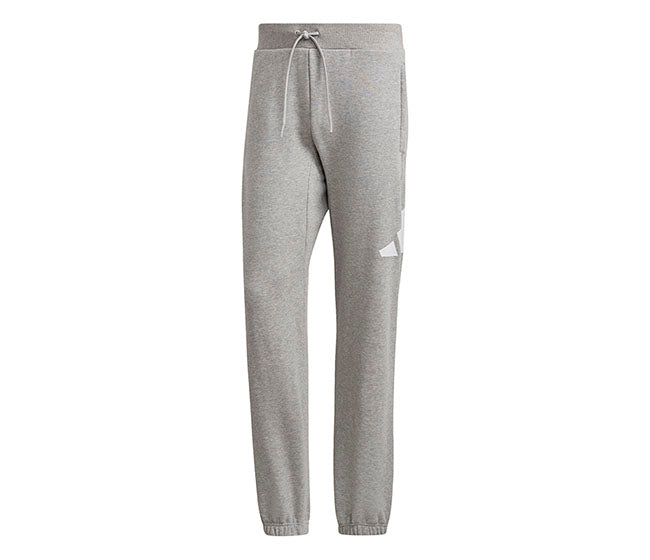 Adidas 3 Bar Icon French Terry Pant (M) (Grey)