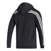 Adidas 3 Stripes Icon Full Zip Hoodie (M) (Black)
