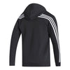 Adidas 3 Stripes Icon Full Zip Hoodie (M) (Black)