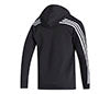 Adidas 3 Stripes Icon Full Zip Hoodie (M) (Black)