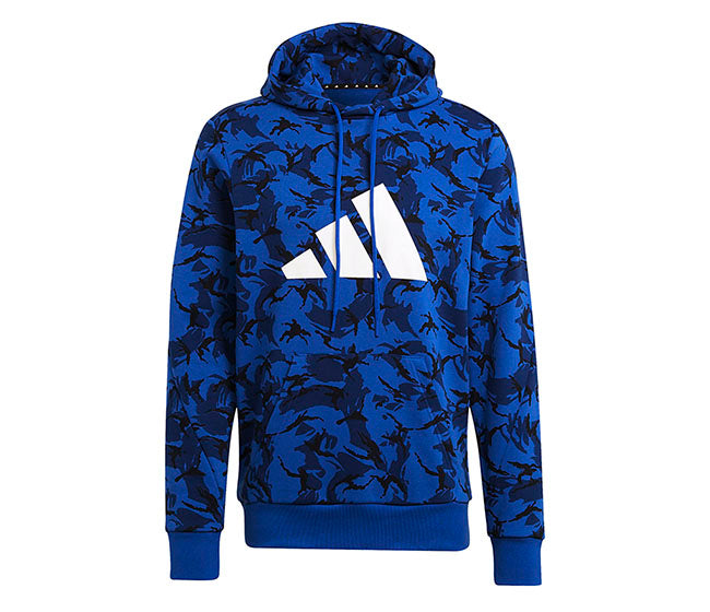 Adidas Future Icons Camo Hoodie (M) (Blue)