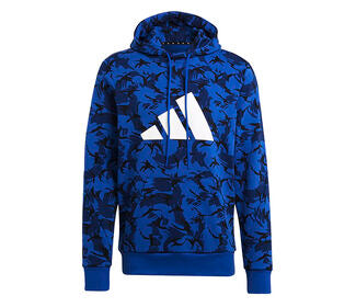 Adidas Future Icons Camo Hoodie (M) (Blue)