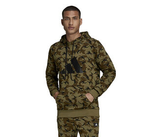 Adidas Future Icons Camo Hoodie (M) (Olive)