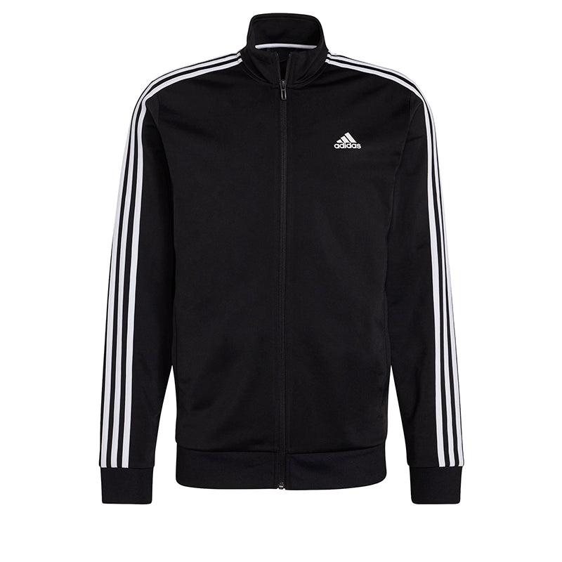 Adidas 3 Stripe Tricot Jacket (M) (Black)