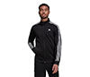 Adidas 3 Stripe Tricot Jacket (M) (Black)