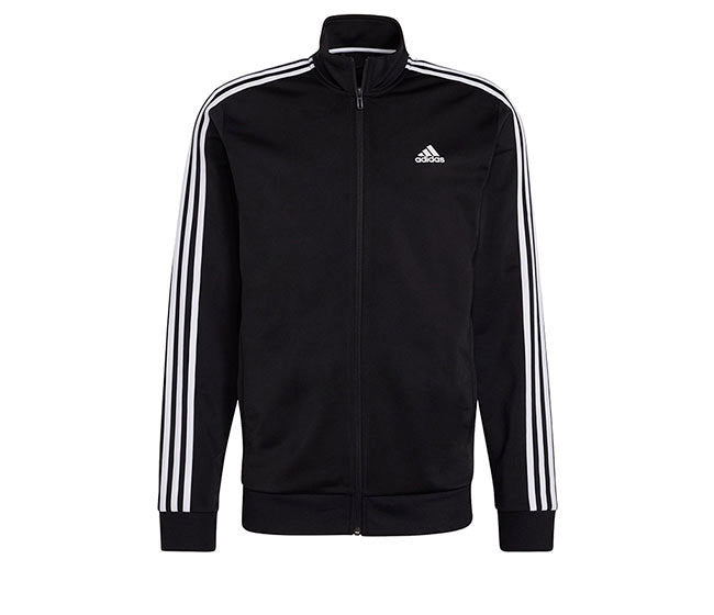 Adidas 3 Stripe Tricot Jacket (M) (Black)
