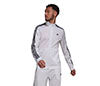 Adidas 3 Stripe Tricot Jacket (M) (White)