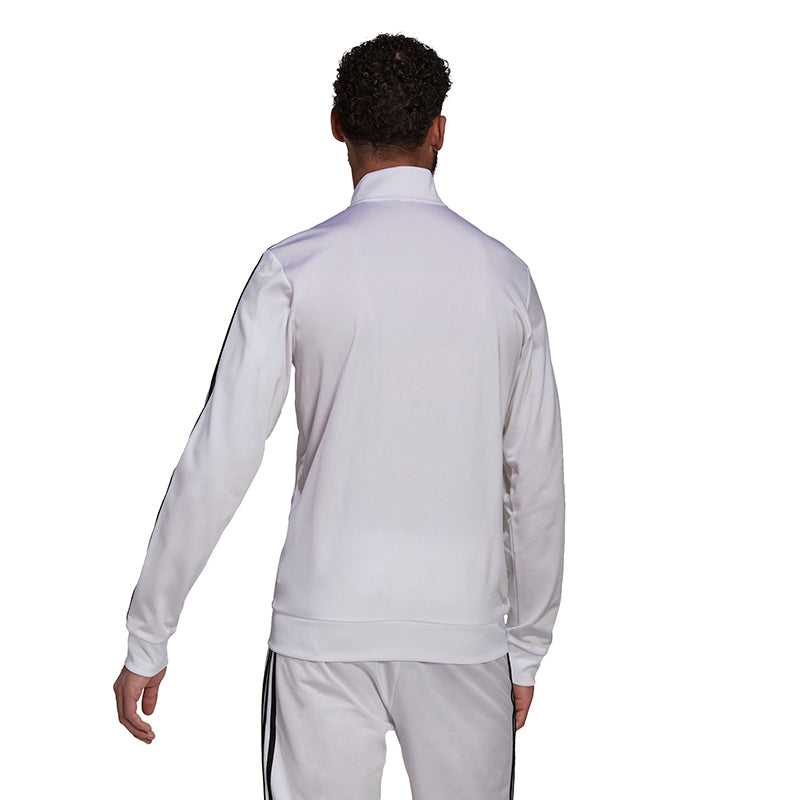 Adidas 3 Stripe Tricot Jacket (M) (White)
