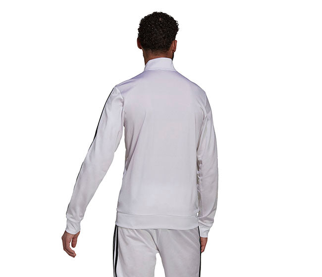 Adidas 3 Stripe Tricot Jacket (M) (White)
