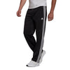 Adidas 3 Stripe Tricot Pant (M) (Black)