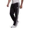 Adidas 3 Stripe Tricot Pant (M) (Black)