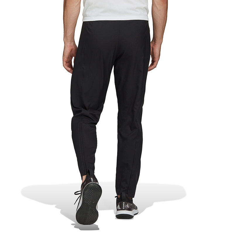 Adidas Stretch Woven Tennis Pant (M) (Black)