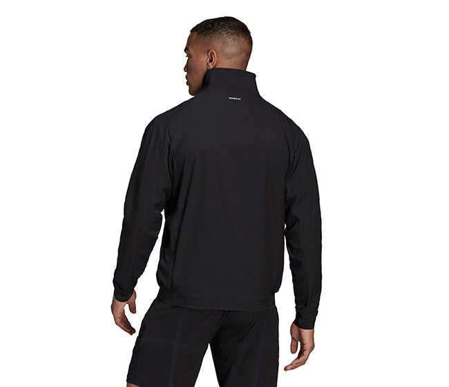 Adidas Stretch Woven Primeblue Jacket (M) (Black)