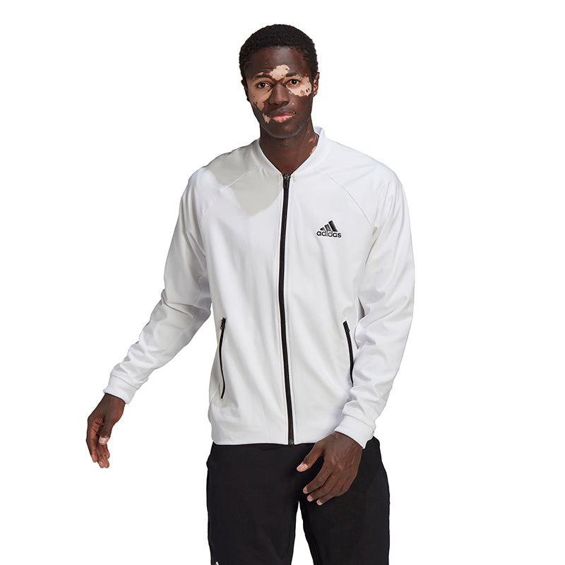 Adidas Tennis Stretch Woven Jacket (M) (White)