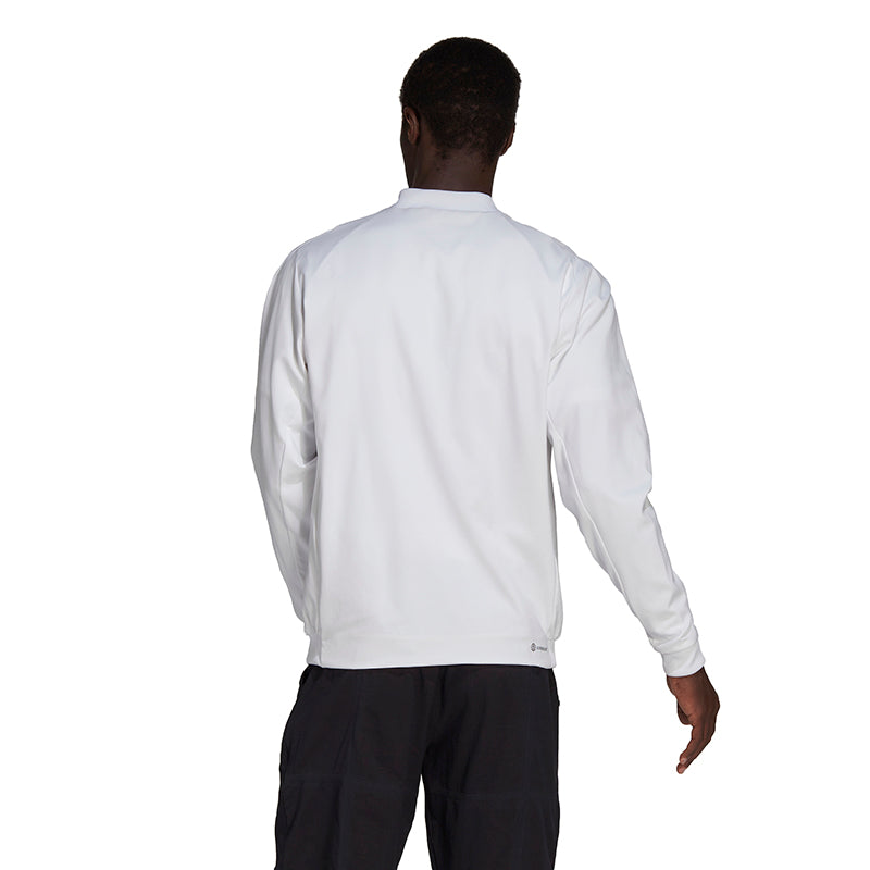Adidas Tennis Stretch Woven Jacket (M) (White)