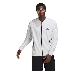 Adidas Tennis Stretch Woven Jacket (M) (White)