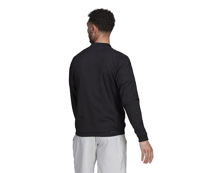 Adidas Tennis Stretch Woven Jacket (M) (Black)