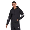 Adidas Future Icons 3 Stripes Full Zip Hoodie (M) (Black)